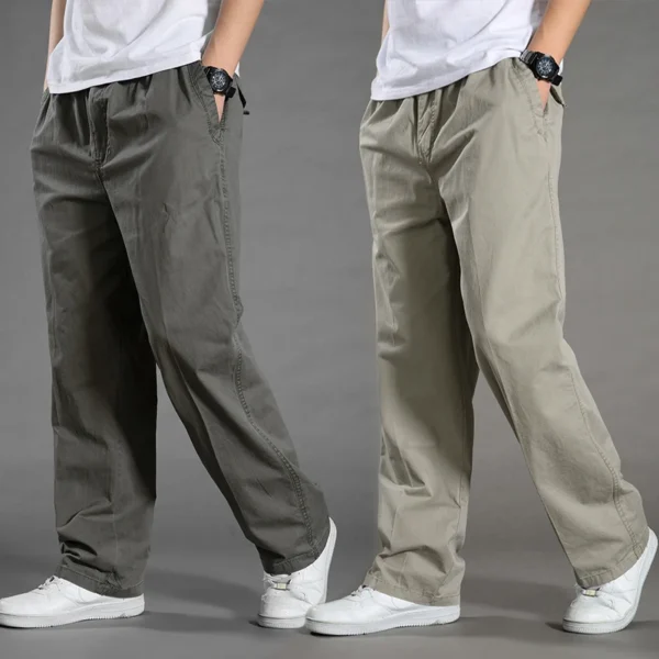 Men's Cargo Pants Summer Spring Cotton Work Wear New In Large Size 6XL Casual Climbing Joggers Sweatpants Hombre Autumn Trousers - Image 6