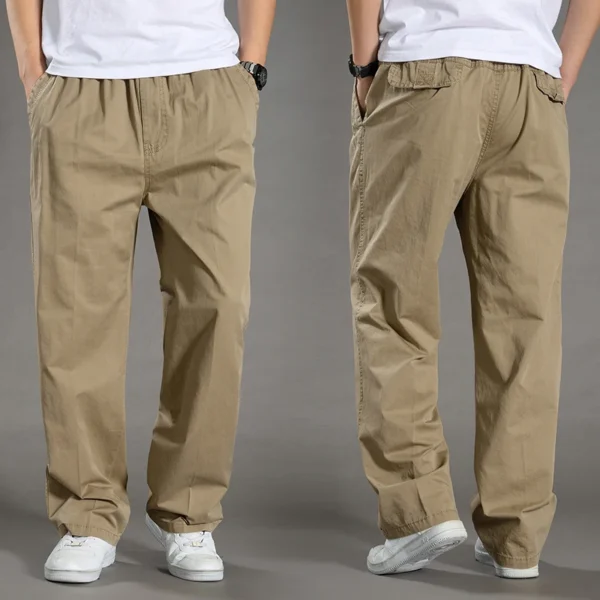 Men's Cargo Pants Summer Spring Cotton Work Wear New In Large Size 6XL Casual Climbing Joggers Sweatpants Hombre Autumn Trousers - Image 5