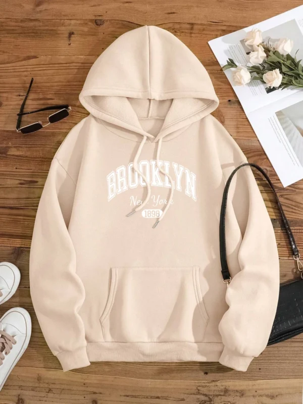 Brooklyn New York 1898 City Letter Men Women Sweatshirt Fashion Crewneck Hoodies Autumn Hip Hop Clothing Casual Couple Hoody - Image 4