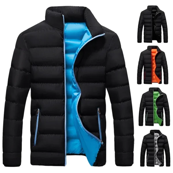 Autumn Winter Cold Jacket For Mens Coat Light Down Jackets Outwear Man Fashion Casual Jacket Windbreaker Male Clothes