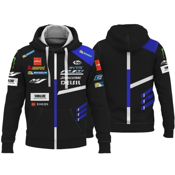 2024 Spring and Autumn Hot selling Men's Sports Printed Hoodie for Casual Extreme Sports M1 Blue Zipper Casual Hoodie