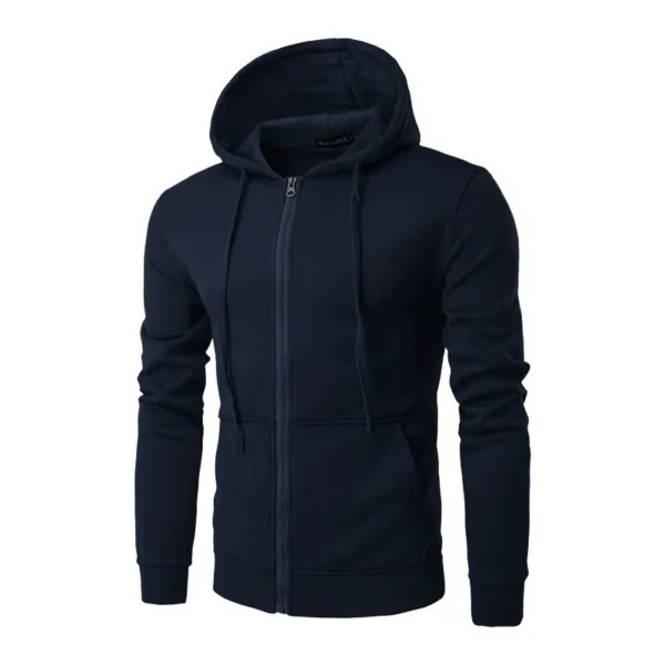 Autumn Men Sweatshirts Long Sleeve Jacket Hoodie Zipper Closure Jacket Male Hoodies Sweatshirt Slim Fit Male Clothing - Image 6