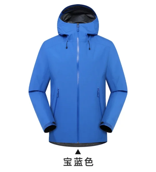 ARC Embroidery Three layer Outdoor Waterproof Windbreaker Hiking Jackets Mens High Quality Hunting Camping Fishing Coat - Image 4