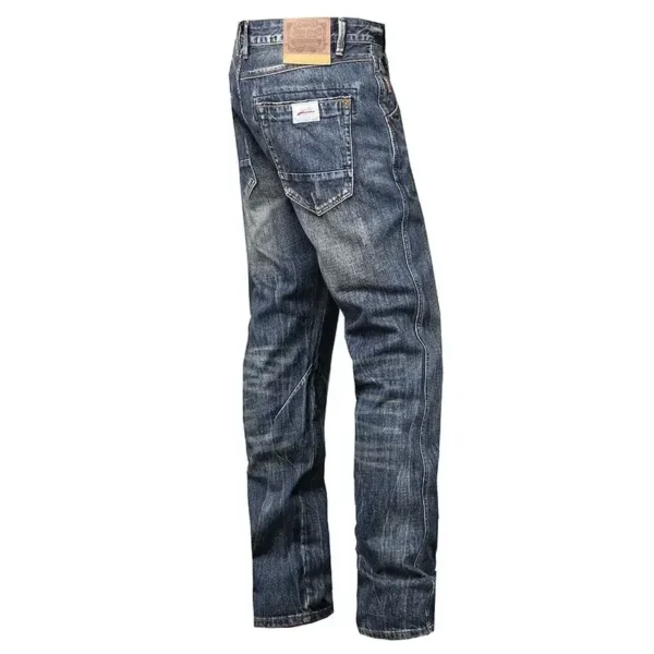 Jeans for Men Work Wear Male Cowboy Pants Large Size Trousers Straight Low Rise Spring Autumn Stylish Designer Classic Denim Xs - Image 6