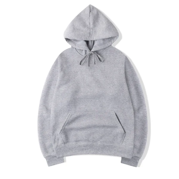 Men's Hoodies Women Pullover Spring Autumn Casual Hoodie Sweatshirts Solid Color Hoodies Oversize Black Sweatshirt For Male - Image 5