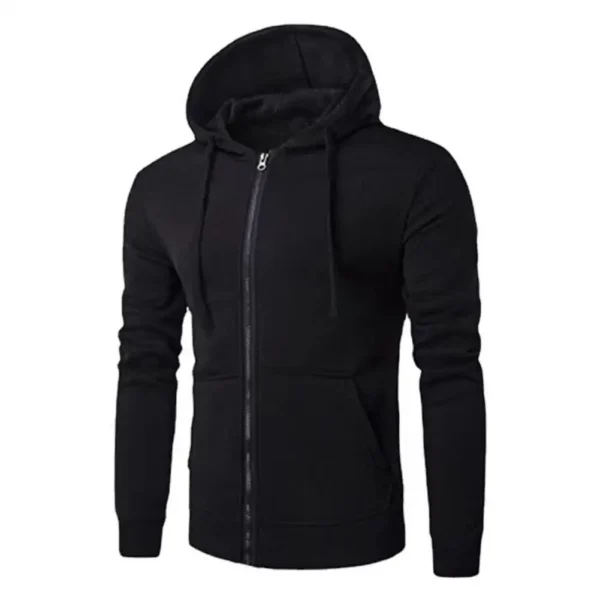 Autumn Men Sweatshirts Long Sleeve Jacket Hoodie Zipper Closure Jacket Male Hoodies Sweatshirt Slim Fit Male Clothing - Image 5