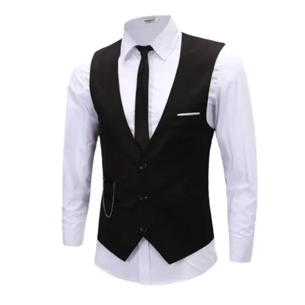 7XL High Quality Dress Vests For Men Slim Fit Mens Suit Vest Male Waistcoat Gilet Homme Casual Sleeveless Formal Business Jacket - Image 5