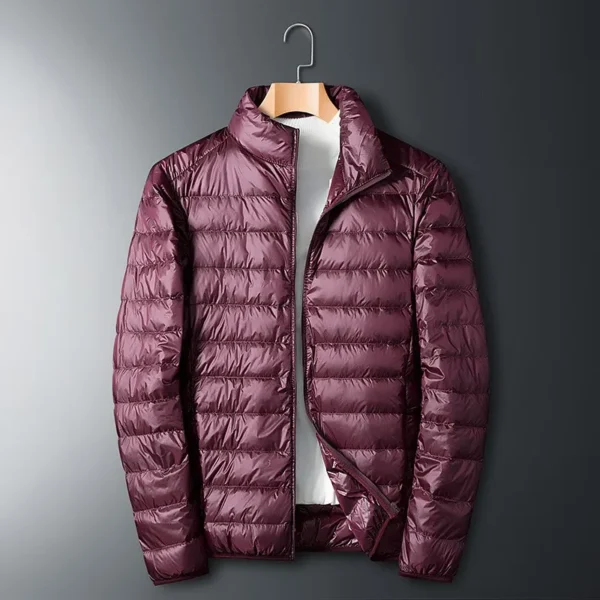 2024 New Autumn Lightweight Thin Duck Down Jacket Men Good White Brand Casual Ultralight Male Feather Jackets Coat