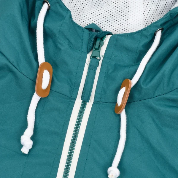 Men's Spring And Autumn New Colorblock Casual Jacket, Fashionable Hooded Windbreaker Coat - Image 3