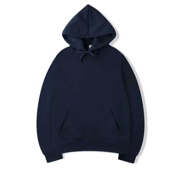 Men's Hoodies Women Pullover Spring Autumn Casual Hoodie Sweatshirts Solid Color Hoodies Oversize Black Sweatshirt For Male - Image 4