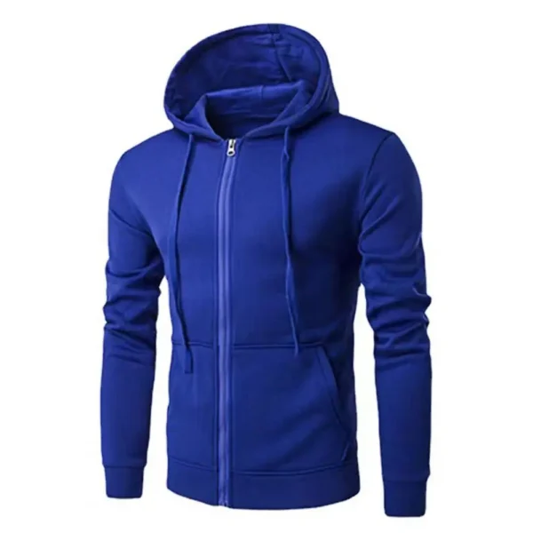 Autumn Men Sweatshirts Long Sleeve Jacket Hoodie Zipper Closure Jacket Male Hoodies Sweatshirt Slim Fit Male Clothing - Image 3