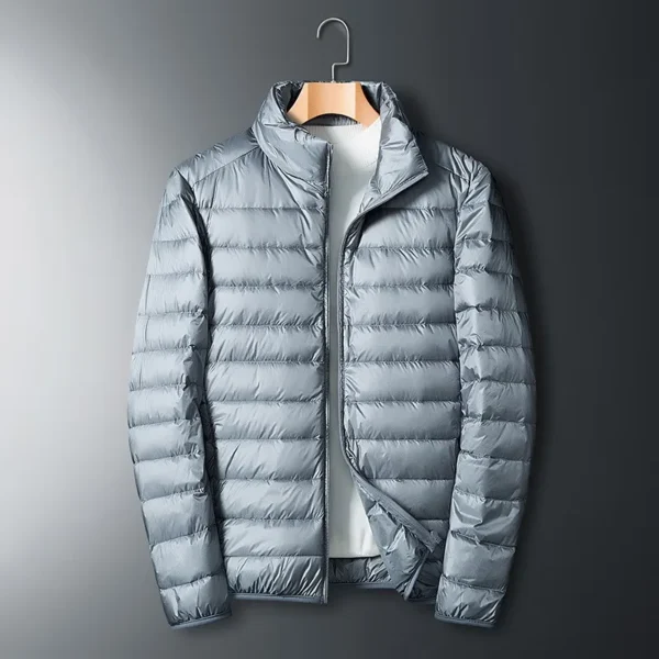 2024 New Autumn Lightweight Thin Duck Down Jacket Men Good White Brand Casual Ultralight Male Feather Jackets Coat - Image 5