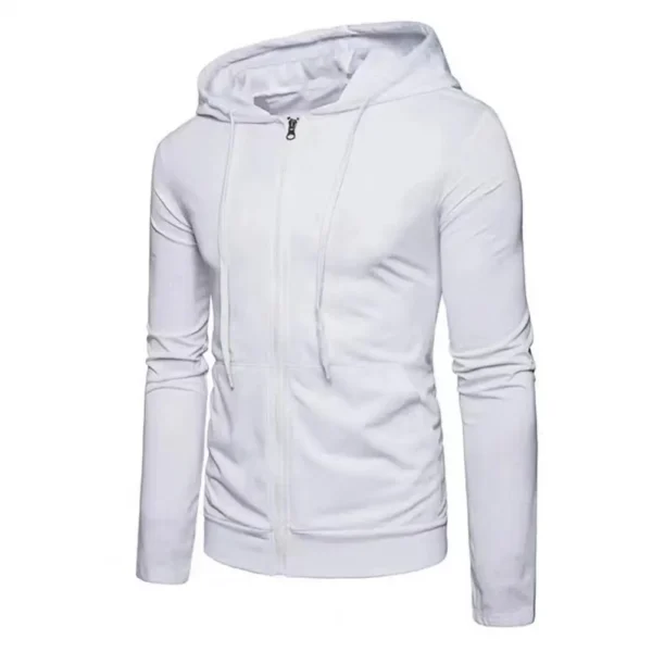 Autumn Men Sweatshirts Long Sleeve Jacket Hoodie Zipper Closure Jacket Male Hoodies Sweatshirt Slim Fit Male Clothing - Image 4