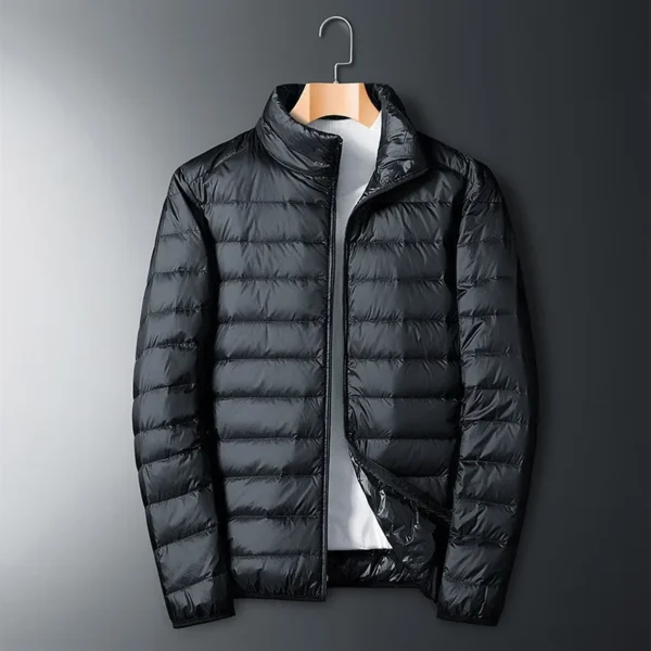 2024 New Autumn Lightweight Thin Duck Down Jacket Men Good White Brand Casual Ultralight Male Feather Jackets Coat - Image 2